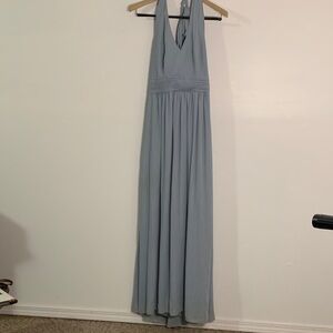 David's Bridal Light Blue Gown